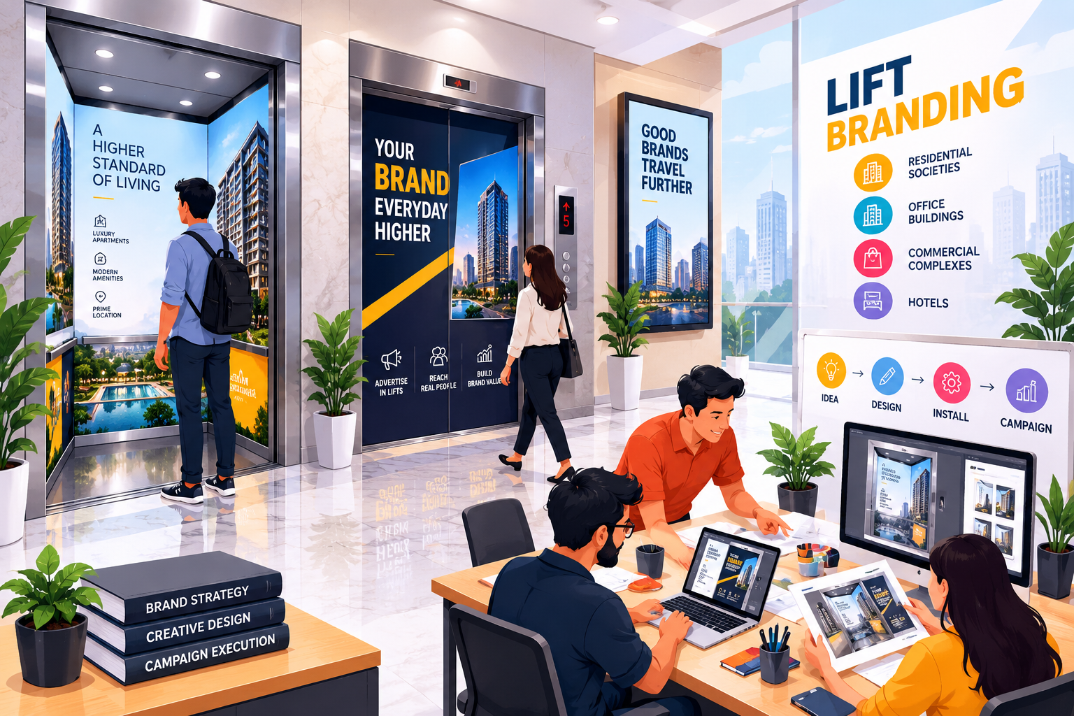 Lift Branding and Elevator Advertising Services